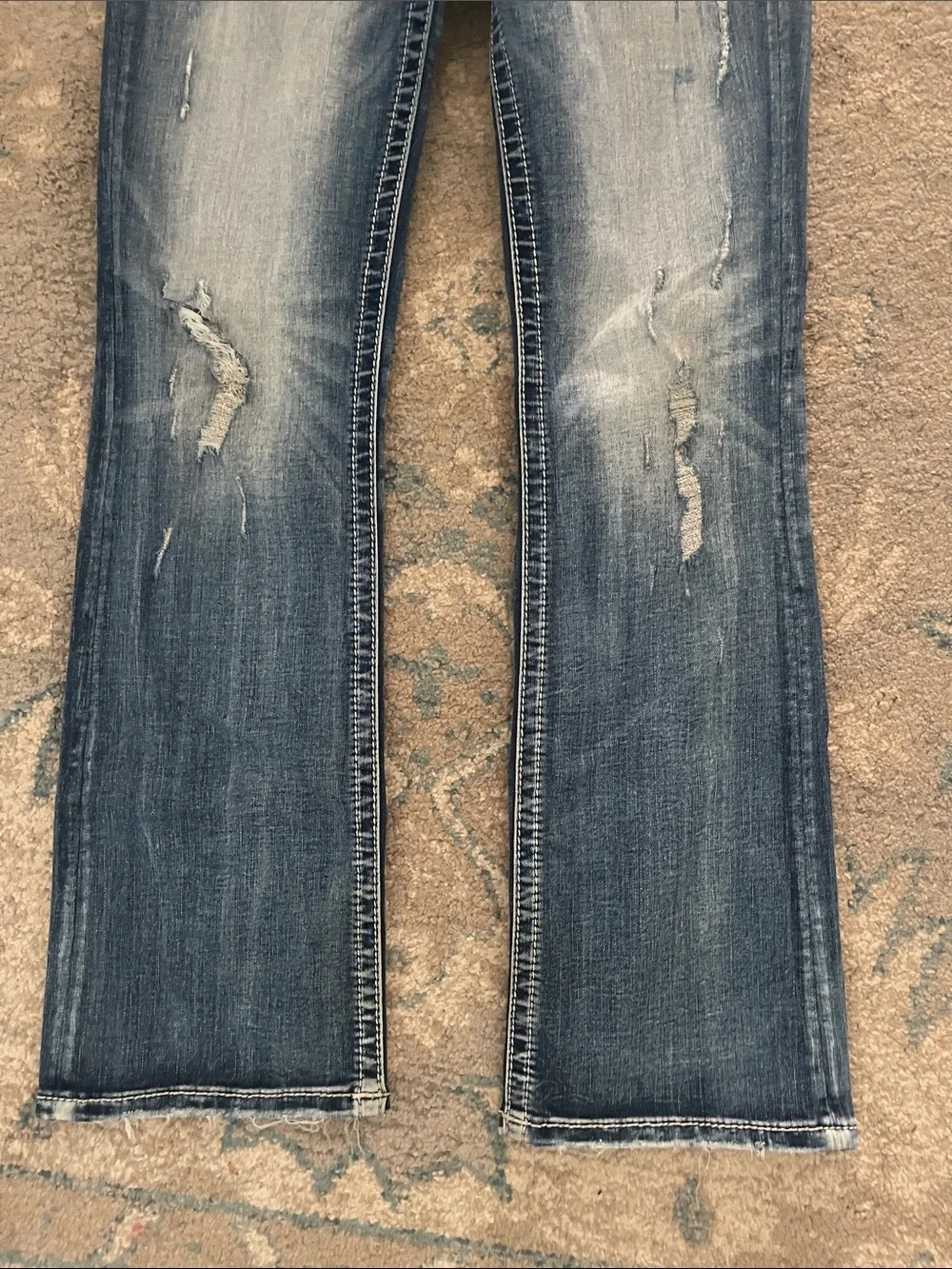 Miss Me Flare Jeans . Patriotic Bull . Size 29 - Picture 9 of 15